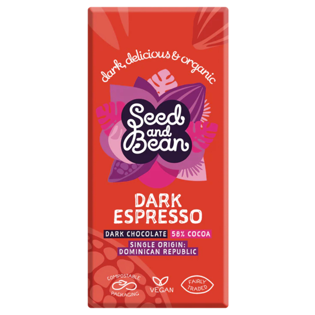 Seed & Bean Chokolade Mørk Espresso 85g